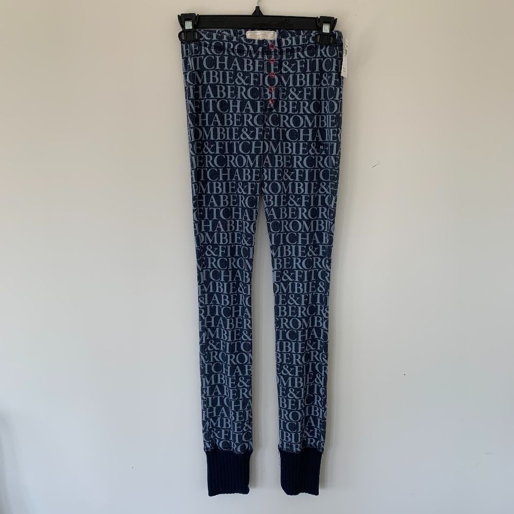 NWT Abercrombie & Fitch Logo Leggings Sweatpants